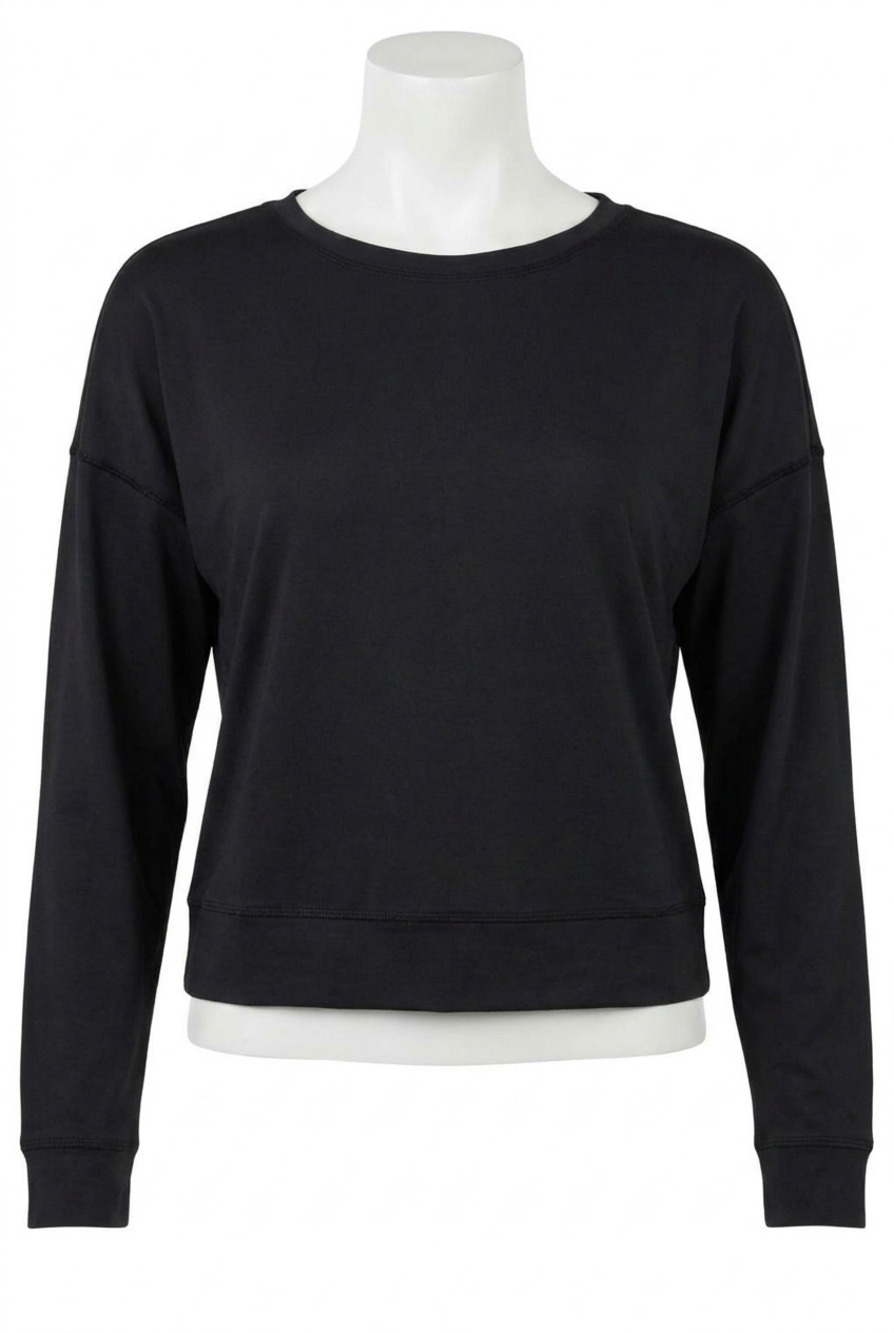 NEW LUCKY IN LOVE hype long sleeve top in black